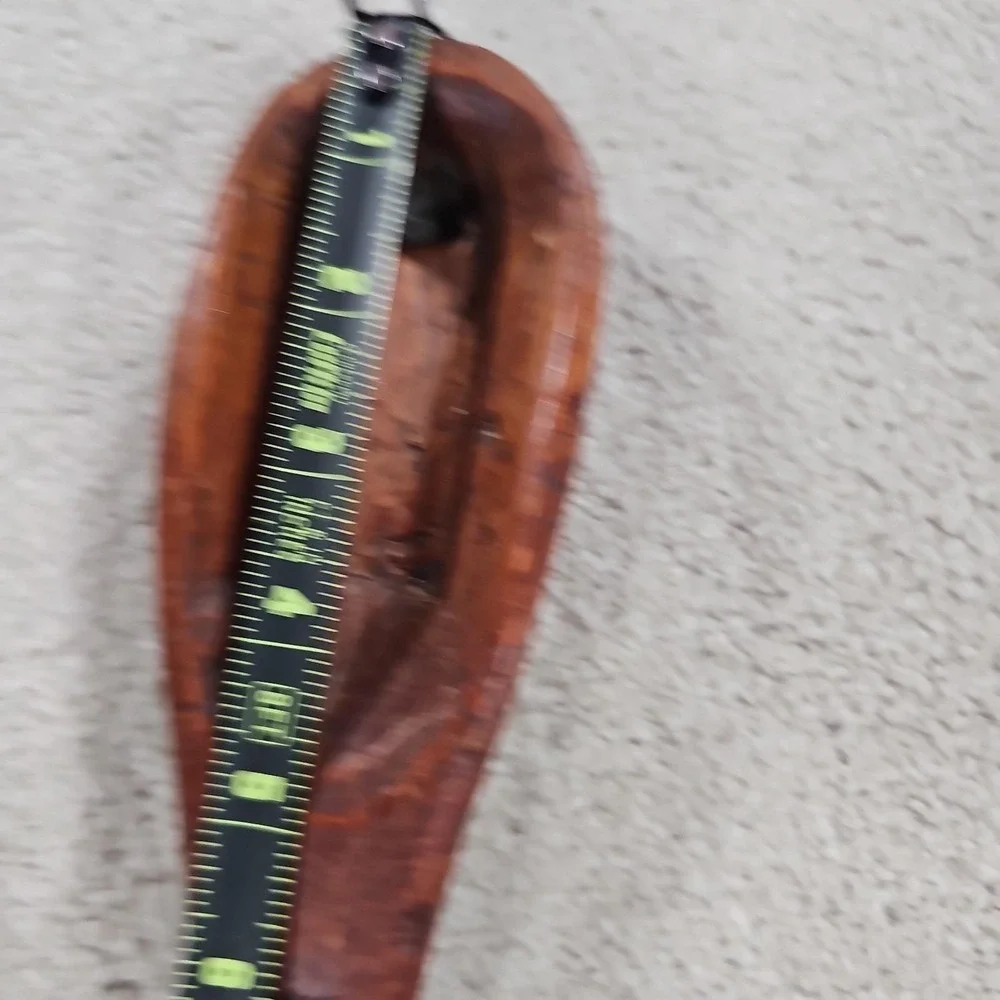 THICK VTG/Antique Hand Carved Wooden Spoon 18